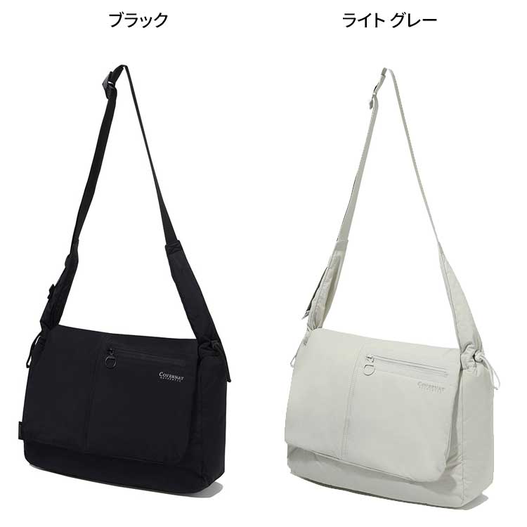 COVERNAT カバーナット メンズ レディース ニューシティビッグクロスバッグ 韓国ファッション ベーシック デイリールック
