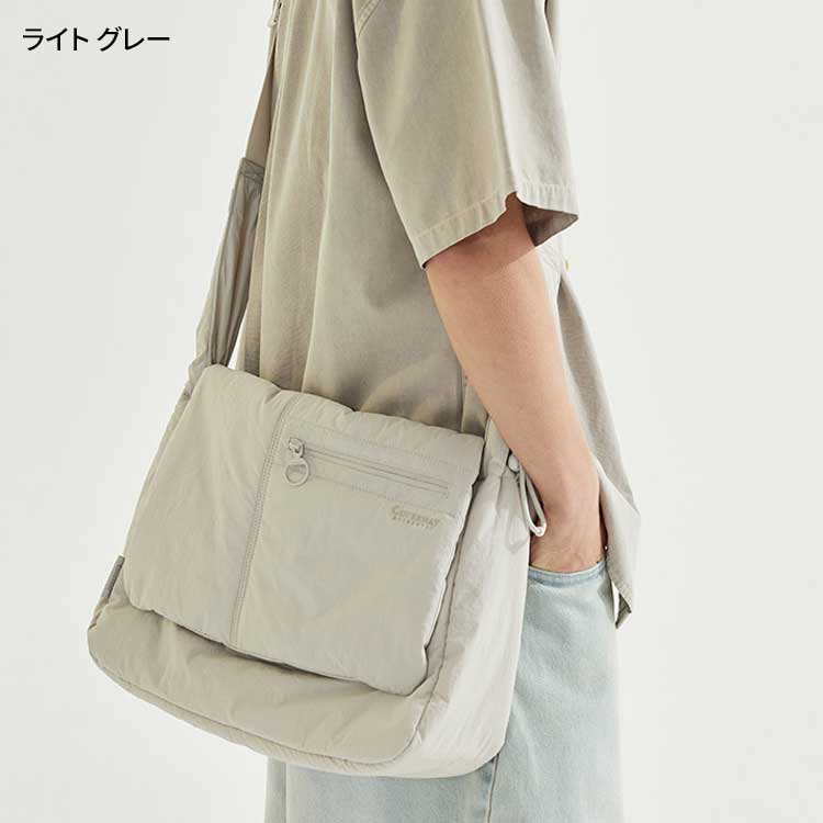 COVERNAT カバーナット メンズ レディース ニューシティビッグクロスバッグ 韓国ファッション ベーシック デイリールック