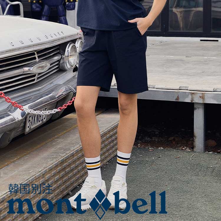 mont bell モンベルレディース 女性 パフォーマンスL バンディング 5分丈 パンツ ショートパンツ 韓国ファッション ベーシック ベーシック デイリールック アウトドアウェア