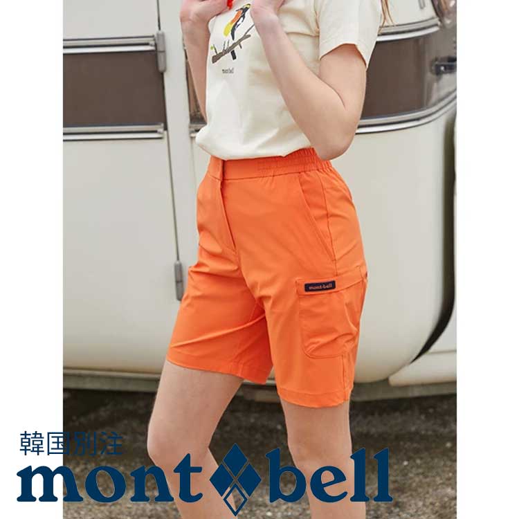 mont bell モンベル レディース 女性 テックL 5分丈 パンツ ショートパンツ 韓国ファッション ベーシック ベーシック デイリールック アウトドアウェア