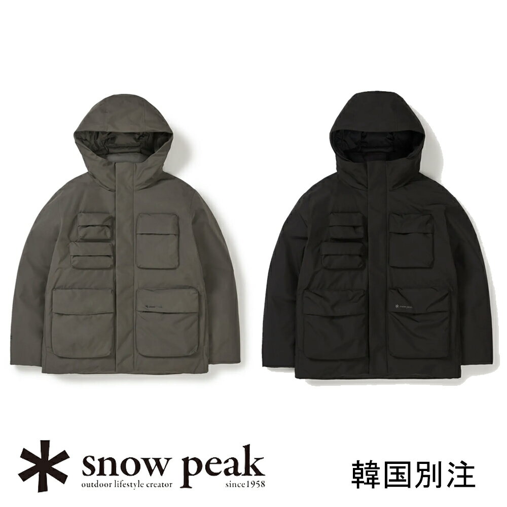 snow peak 韓国別注スノーピーク ドライピーク ウインドストッパー ユーティリティ ヘビー ダウン ジャ..