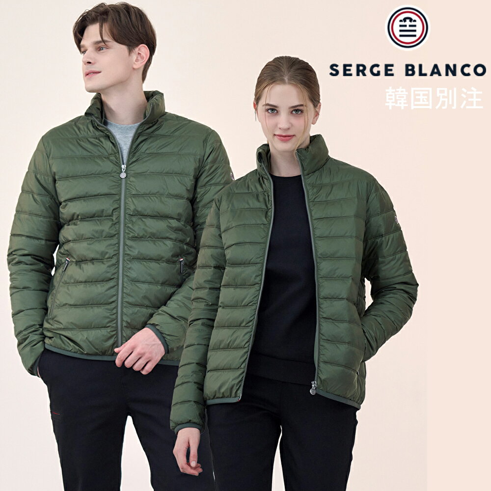SERGE BLANCO セルジュブランコ 軽量 ジャンパー ダウン ユニ 韓国ファッション ベーシック インナーウ..