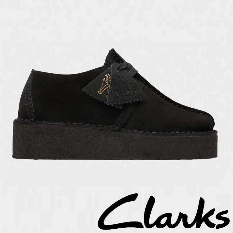 Clarks 韓国別注 クラークス レディース デザート トラック ウェッジスニーカー 26174019 スニーカー ブーツ カジュアルシューズ ローカットスニーカー 韓国ファッション デイリールック