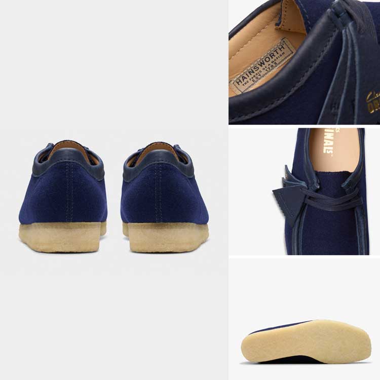 Clarks 韓国別注 クラークス メンズ ワラビー ウール ローファー 26178225 スニーカー ブーツ カジュアルシューズ ローカットスニーカー 韓国ファッション デイリールック