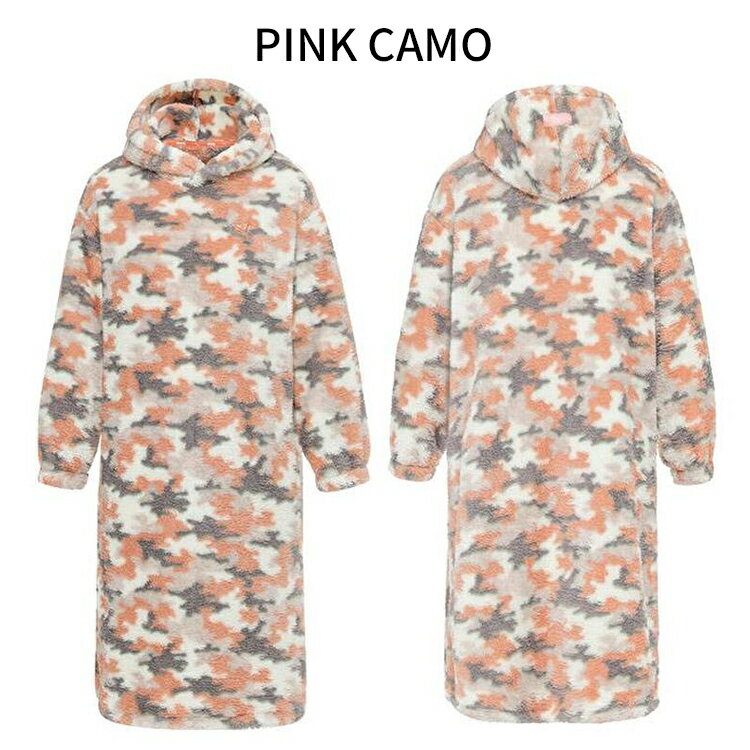 PUMA 韓国別注 プーマ フード フリース ベンチコート ロングフリース 男女共用 キャンピングウェア ホームウェア フリース パジャマ 韓国ファッション