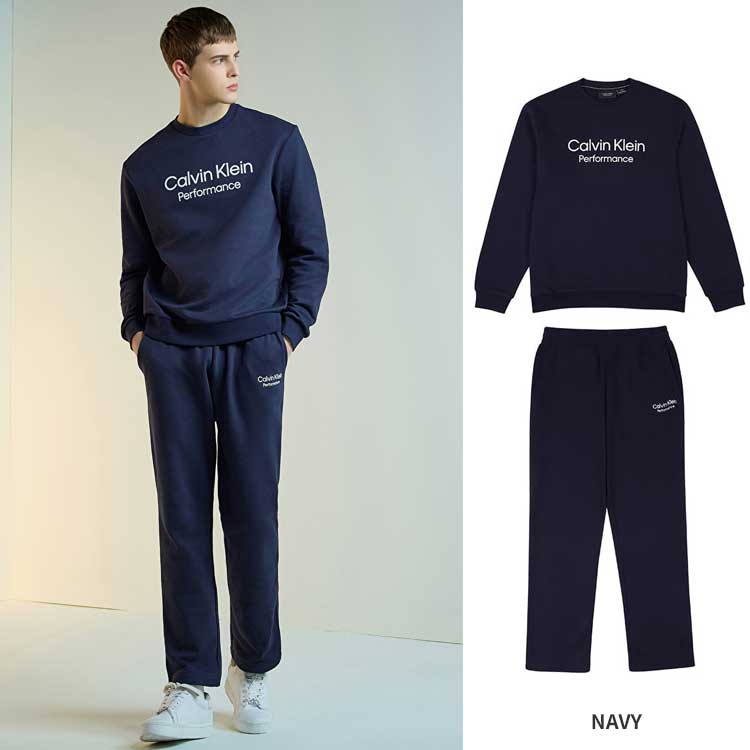 Calvin Klein カルバンクライン パフォーマンス エッセンシャル ストレート セットアップ メンズ トレーニングウェア セット 韓国ファッション デイリーベーシック
