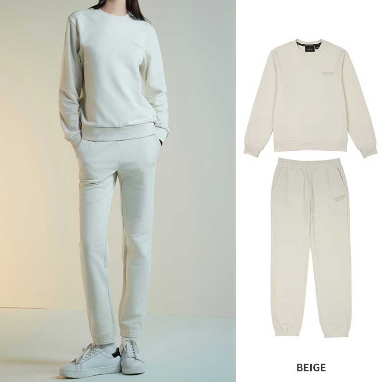 Calvin Klein カルバンクライン パフォーマンス エッセンシャル ジョガー セットアップ レディース トレーニングウェア セット 韓国ファッション デイリーベーシック