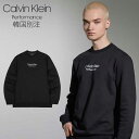 Calvin Klein カルバンクライン パフォーマンス 男性 起毛 テリー マンツーマンTシャツ メンズ 韓国ファッション デイリーベーシック