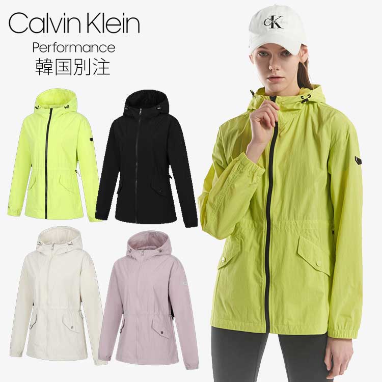 Calvin Klein カルバンクライン パフォーマンス 女性 エアライト ウインドブレーカー レディース ジャンパー ジャケット 韓国ファッション デイリーベーシック