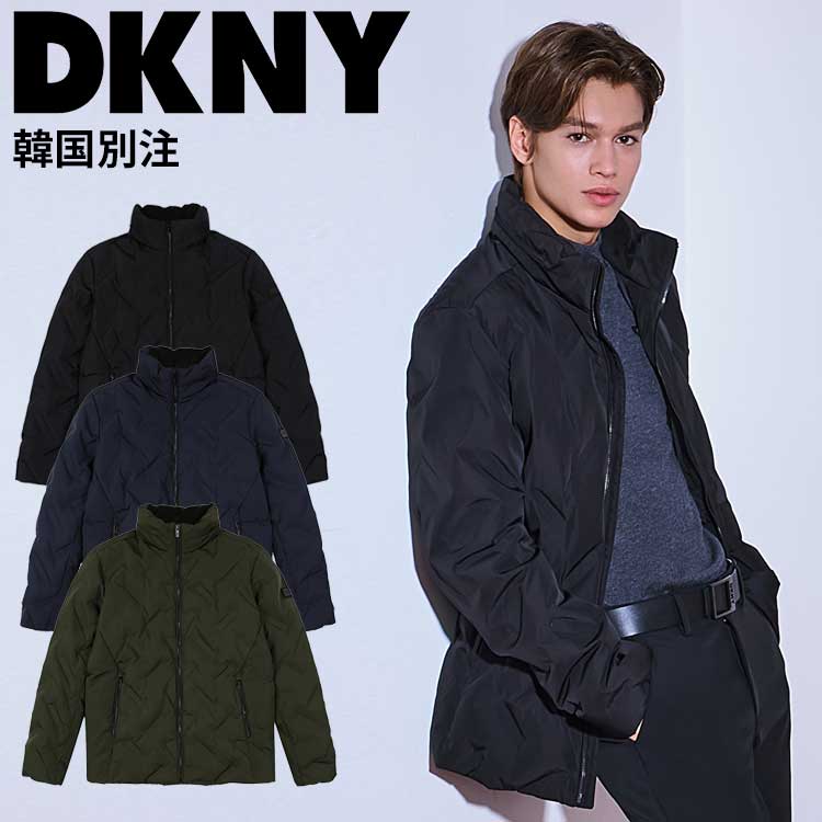 DKNY 韓国別注 ゴルフ メンズ UVカット 機能性 チューブ ダックダウン ジャケット キルティングジャケット ダウンジャケット 韓国ファッション スポーツウェア ゴルフウェア