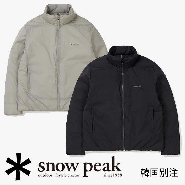 snow peak 韓国別注 スノーピーク ランド プログース ダウン ジャケット キャンプ アウトドアウェア スノーピーク アパレル韓国ファッション スポーツウェア