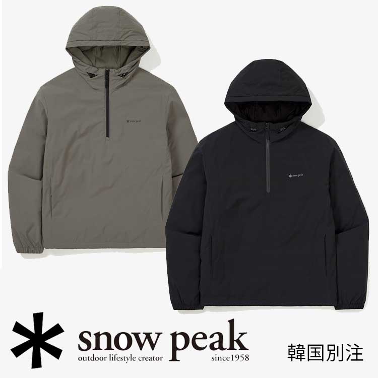 snow peak 韓国別注 スノーピーク プロ軽量ダウンアノラック キャンプ アウトドアウェア スノーピーク アパレル韓国ファッション スポーツウェア