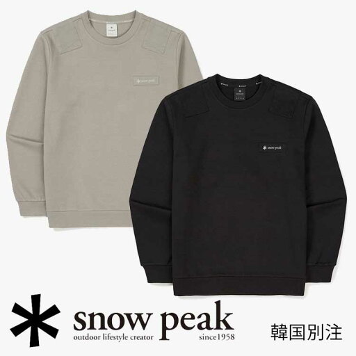 snow peak 韓国別注 スノーピーク プロショルダー ウーブンミックス 起毛 マンツーマンTシャツ キャンプ アウトドアウェア スノーピーク アパレル韓国ファッション スポーツウェア snow peak 韓国別注 スノーピーク プロショルダー ウーブンミックス 起毛 マンツーマンTシャツ キャンプ アウトドアウェア スノーピーク アパレル韓国ファッション スポーツウェア