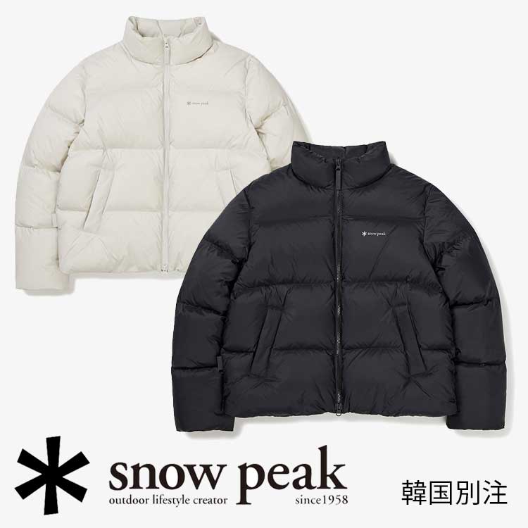 snow peak 韓国別注 スノーピーク ピコ ウーマンズ プーファー ヘビー ダウン ジャケット キャンプ アウトドアウェア スノーピーク アパレル韓国ファッション スポーツウェア