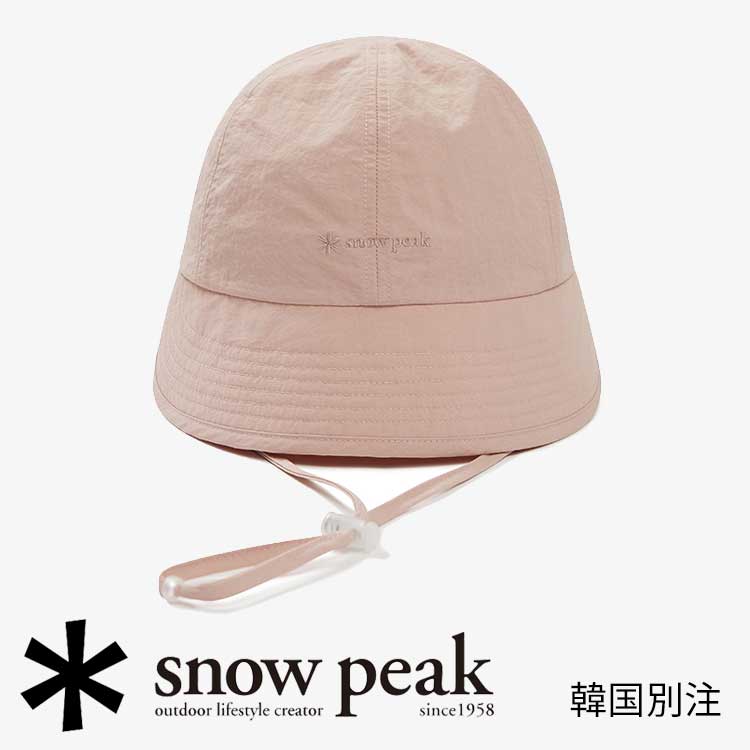 snow peak 韓国別注 スノーピーク キャンプルウーマンズ ダブルチェン バケットハット キャンプ アウトドアウェア スノーピーク アパレル韓国ファッション スポーツウェア