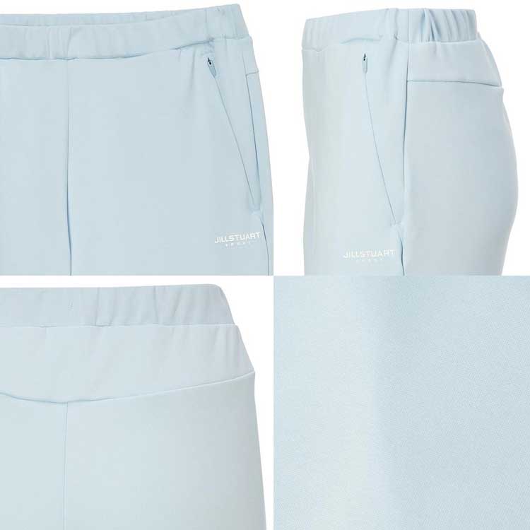 JILLSTUART SPORTS 韓国別注 ジルスチュアートスポーツ フリーアングル トレーニング ライトブルー エッセンシャル レディース トラックパンツ 韓国ファッション スポーツウェア デイリルック