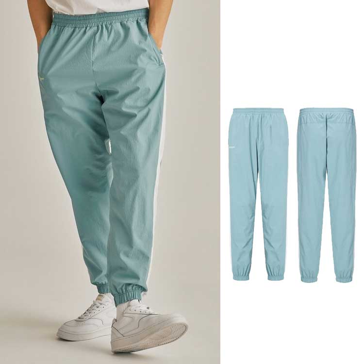 JILLSTUART SPORTS 韓国別注 ジルスチュアート スポーツ ニューヨーク モダン ユーティリティ ミント Jシグネチャー ユニ ウォームアップ ジョガーパンツ 韓国ファッション スポーツウェア デイリルック