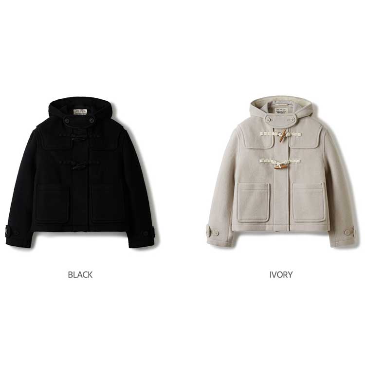 WHO.A.U 韓国別注 フーアーユー ウール ダッフル コート ジャンパー 冬ジャンパー 韓国ファッション デイリールック ストリートルック