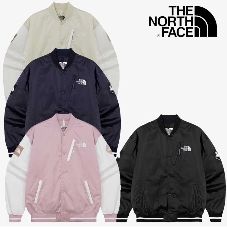 THE NORTH FACE 韓国別注 ノースフェイス ホワイトレーベル プレーヤー バーシティ ジャケット 冬ジャンパーウィンドブレーカー ジャケット 韓国ファッション デイリールック
