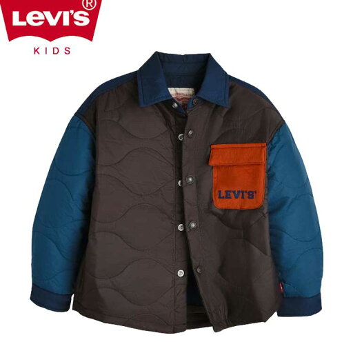 LEVI'S KIDS 韓国別注 リーバイス キッズ LVC パッチ ワーク ダウン シャツジャケット ジャンパー ジュニア トトラー 韓国ファッション 子供服 冬シーズンオフ LEVI'S KIDS 韓国別注 リーバイス キッズ LVC パッチ ワーク ダウン シャツジャケット ジャンパー ジュニア トトラー 韓国ファッション 子供服 冬シーズンオフ