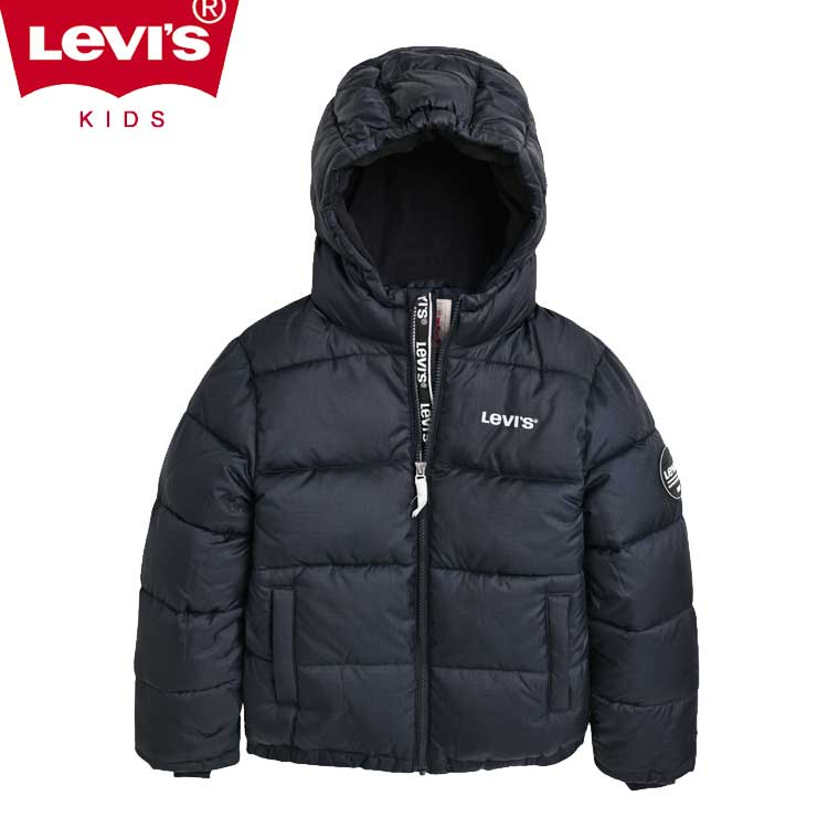 LEVI'S KIDS 韓国別注 リーバイス キッズ コア プッパーダウンジャケット ジャンパー ジュニア トトラー 韓国ファッション 子供服 冬シーズンオフ