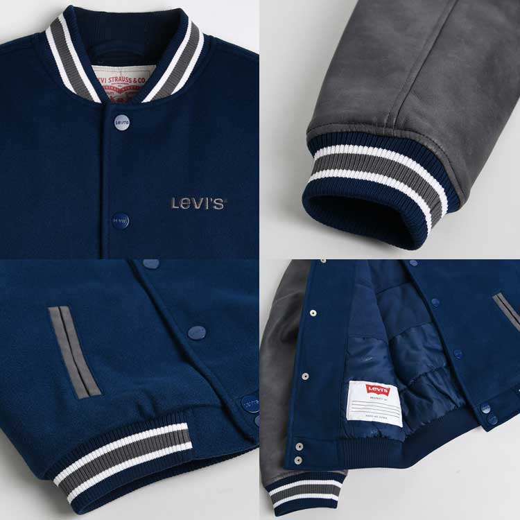 LEVI'S KIDS 韓国別注 リーバイス キッズ リーバイス ボマージャケット ジャンパー ジュニア トトラー 韓国ファッション 子供服 冬シーズンオフ
