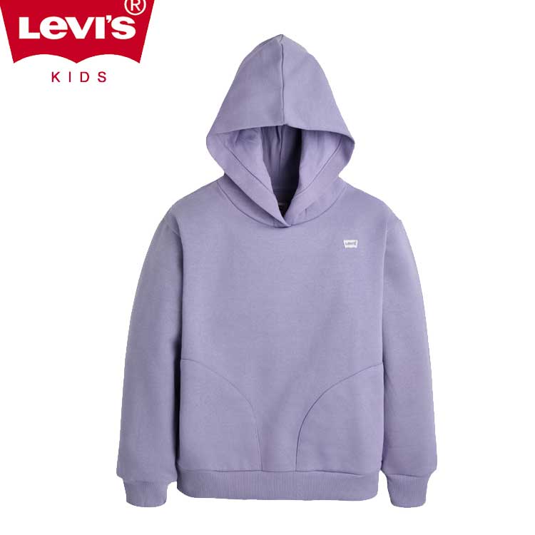 LEVI'S KIDS 韓国別注 リーバイス キッズ バット ウイングチェスト ヒート フリース フーディー マンツーマン Tシャツ ジュニア トトラー 韓国ファッション 子供服 冬シーズンオフ