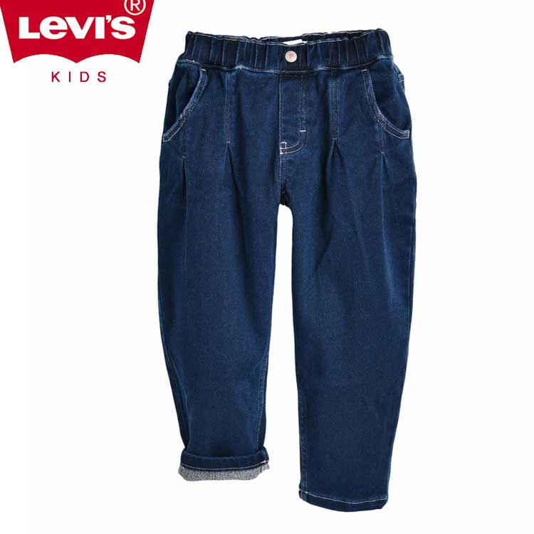 LEVI'S KIDS 韓国別注 リーバイス キッズ カーゴ ポケット ウー ボンディング ジョガーパンツ ジュニア トトラー 韓国ファッション 子供服 冬シーズンオフ