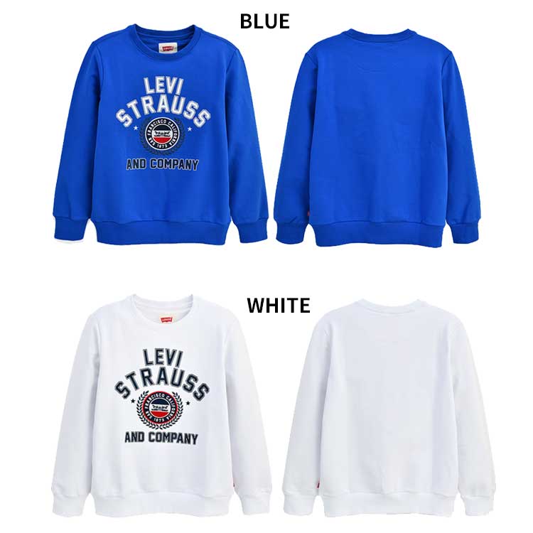 LEVI'S KIDS 韓国別注 リーバイス キッズ 直輸入 グラフィックロゴ プルオーバー マンツー マン Tシャツ ジュニア トトラー 韓国ファッション 子供服 冬シーズンオフ