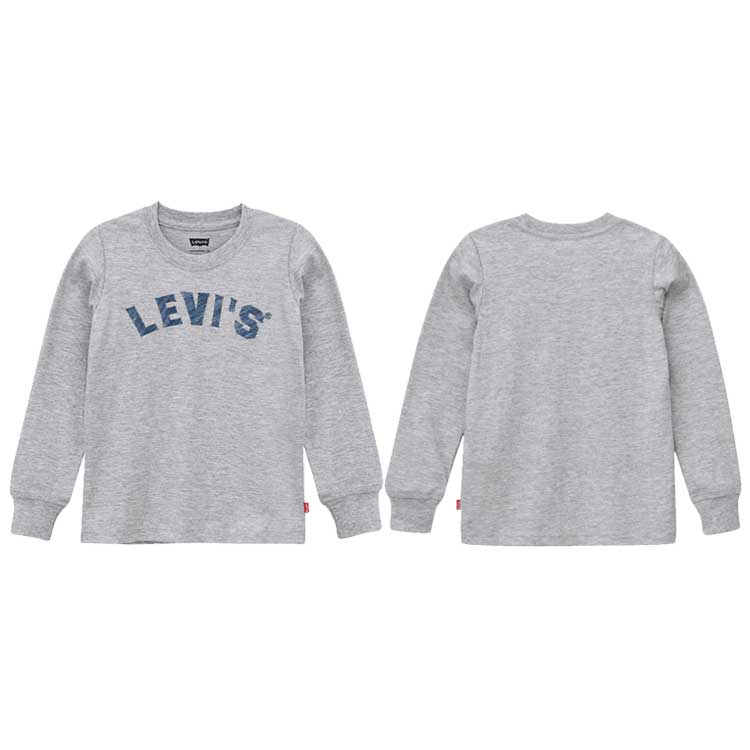 LEVI'S KIDS 韓国別注 リーバイス キッズ 直輸入 スペース捺染 ニットTシャツ 長袖 シャツ 韓国ファッション 子供服 冬シーズンオフ