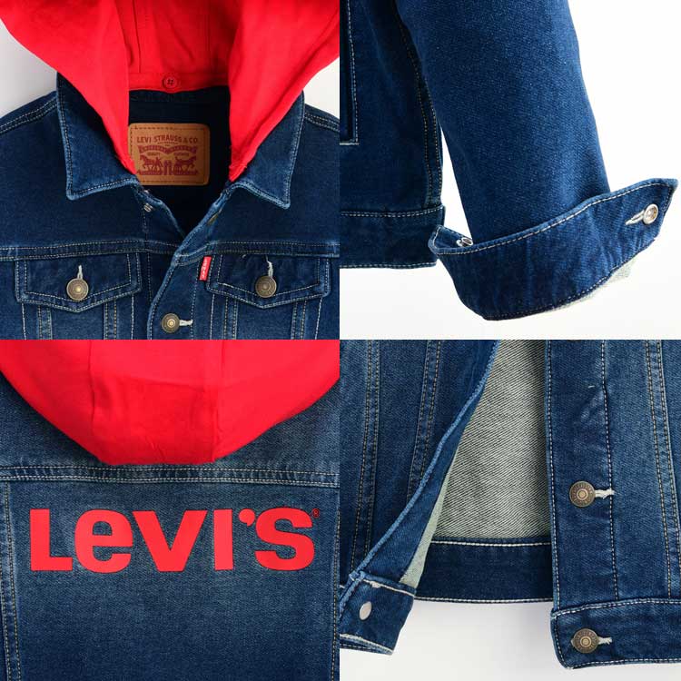LEVI'S KIDS 韓国別注 リーバイス キッズ 直輸入 フードトラッカー ジャケット アウター 韓国ファッション 子供服 3