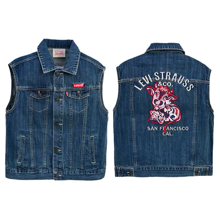 LEVI'S KIDS 韓国別注 リーバイス キッズ 直輸入 デニム ベスト ジャケット アウター 韓国ファッション 子供服