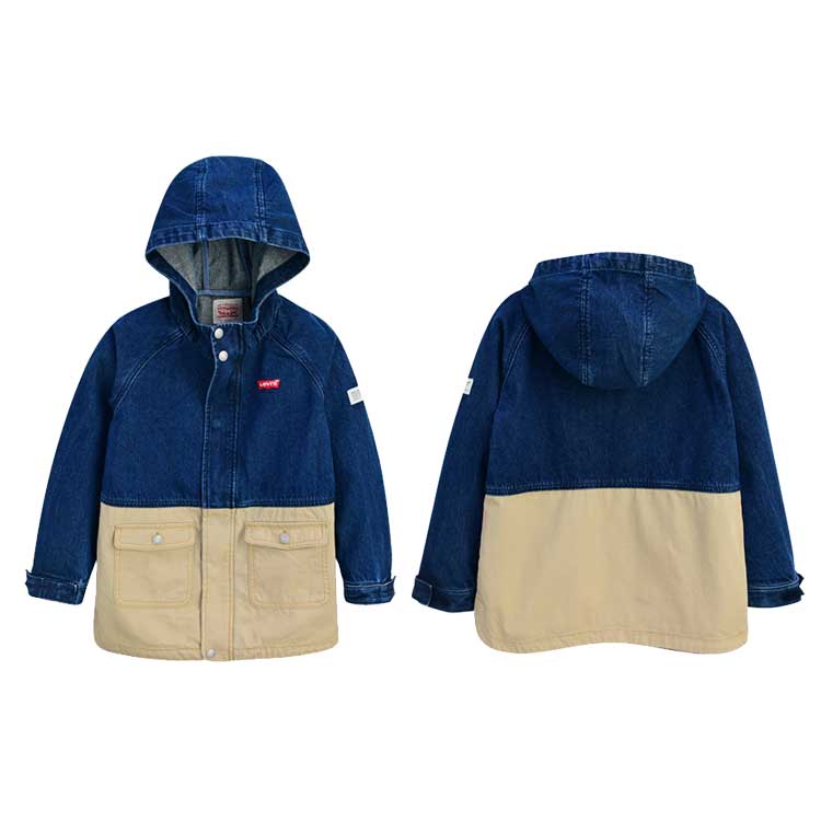 LEVI'S KIDS 韓国別注 リーバイス キッズ 直輸入 デニム カラーブロックジャケット アウター 韓国ファッション 子供服