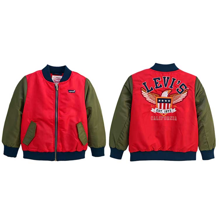 LEVI'S KIDS 韓国別注 リーバイス キッズ 直輸入 プリント ボンバー ジャケット アウター 韓国ファッション 子供服