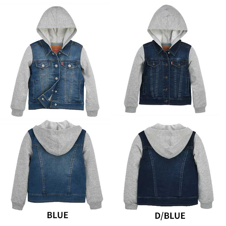LEVI'S KIDS 韓国別注 リーバイス キッズ 直輸入インディゴ トラッカージャケット アウター 韓国ファッション 子供服