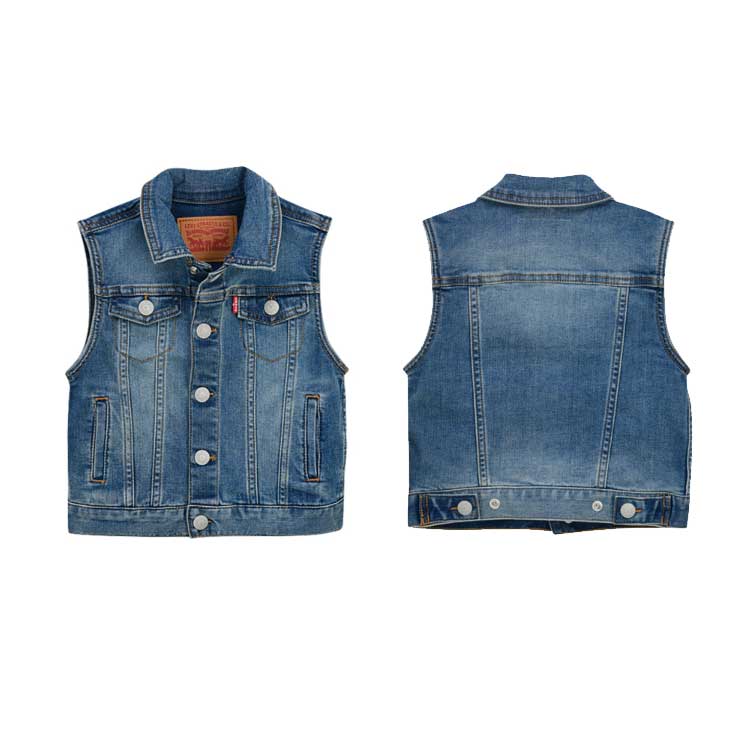LEVI'S KIDS 韓国別注 リーバイス キッズ 直輸入 デニム ベスト ジャケット アウター 韓国ファッション 子供服