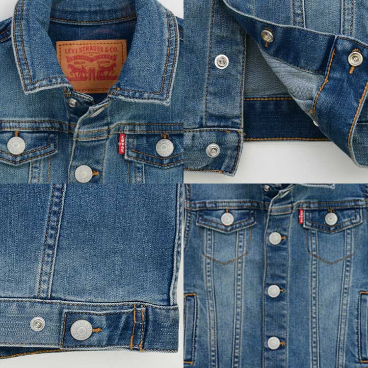 LEVI'S KIDS 韓国別注 リーバイス キッズ 直輸入 デニム ベスト ジャケット アウター 韓国ファッション 子供服