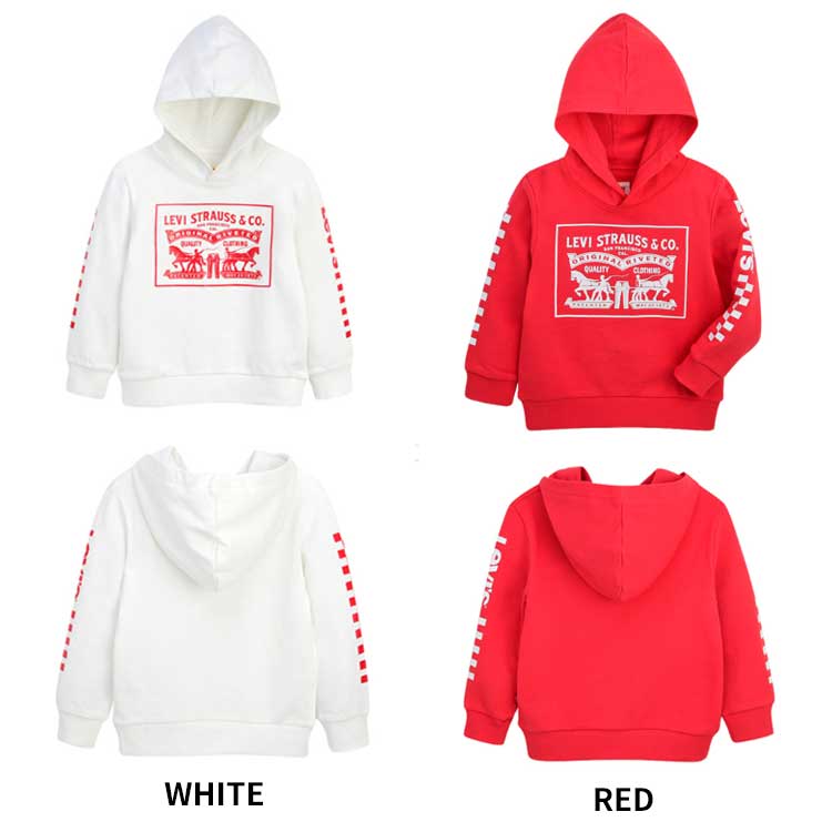 LEVI'S KIDS 韓国別注 リーバイス キッズ 直輸入 プリント ロゴフード フードTシャツ アウター 韓国ファッション 子供服