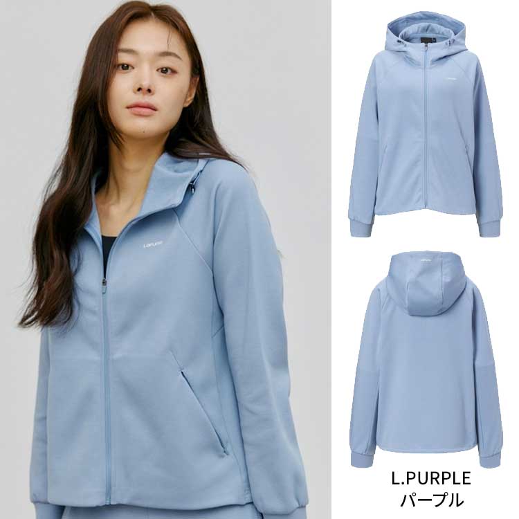 Lafuma ラフマ レディース スウェット フード ジップアップ ジャケット 韓国ファッション ベーシック デイリールック