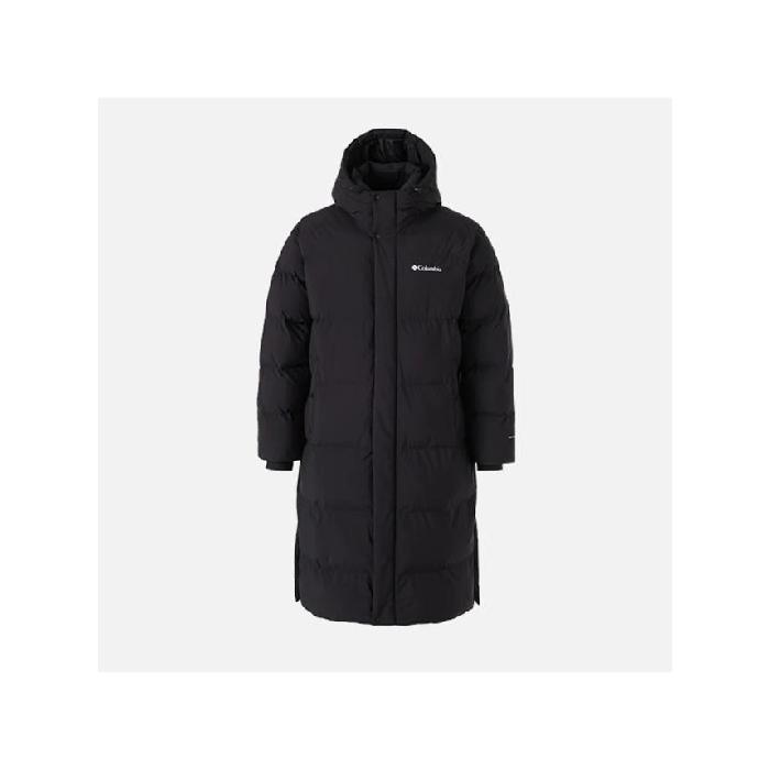 コロンビア ユニ アクティブ オムニヒット ロングダウンジャケット_ブラック (C54-YUD315)
