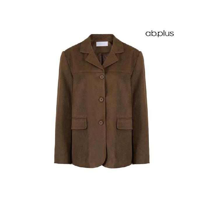 楽天MINI MAX韓国で注目されているブランド ab.plus [韓国で注目されているブランド ab.plus/新商品] スエード オーバーフィット テーラード シングル ジャケット （LSZ3MJ35A）
