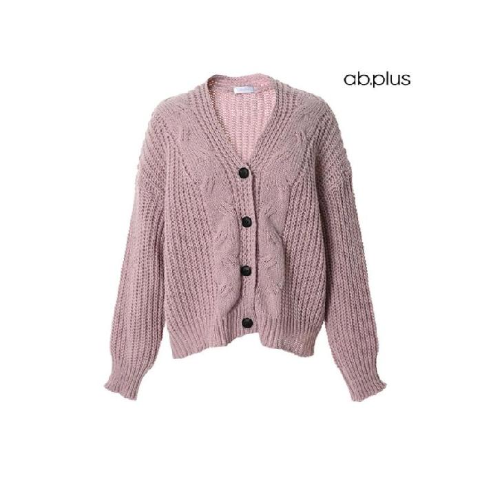 韓国で注目されているブランド ab.plus [韓国で注目されているブランド ab.plus]フォーボタン Vネック ..