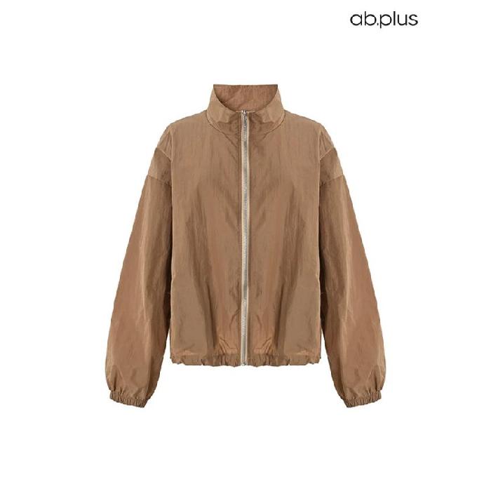 韓国で注目されているブランド ab.plus [韓国で注目されているブランド ab.plus] ハーフネック ウエスト ストリング ポケット ジップアップ ジャンパー (LSY1MU87A)(4)