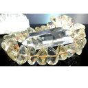 【※送料無料!メール便♪】★シトリンの大粒さざれ石ブレスレット (黄水晶、Citrine) パワーストーン ブレスレット 天然石 ブレスレット 金運祈願 ブレス...