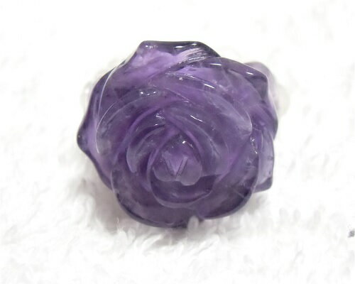 天然石　紫水晶　アメジスト　薔薇