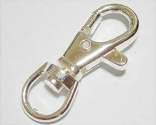 アクセサリーパーツ　留め具　キーホルダー金具　5個セット