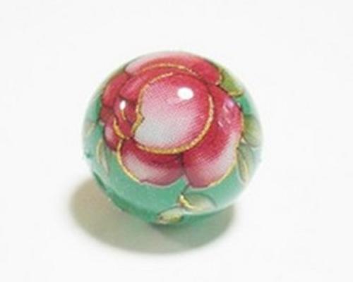 天然石プリントビーズ　アベンチュリン12mm　（マドルーガ）　アクセサリーパーツ アクセサリー　パワーストン　ヒーリング　日本製