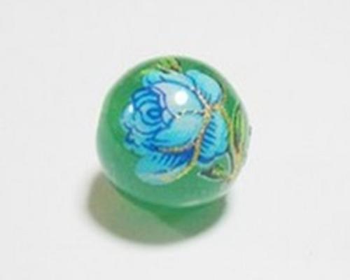 天然石プリントビーズ　アベンチュリン8mm　（ブルーローズ）　アクセサリーパーツ アクセサリー　パワーストン　ヒーリング　日本製