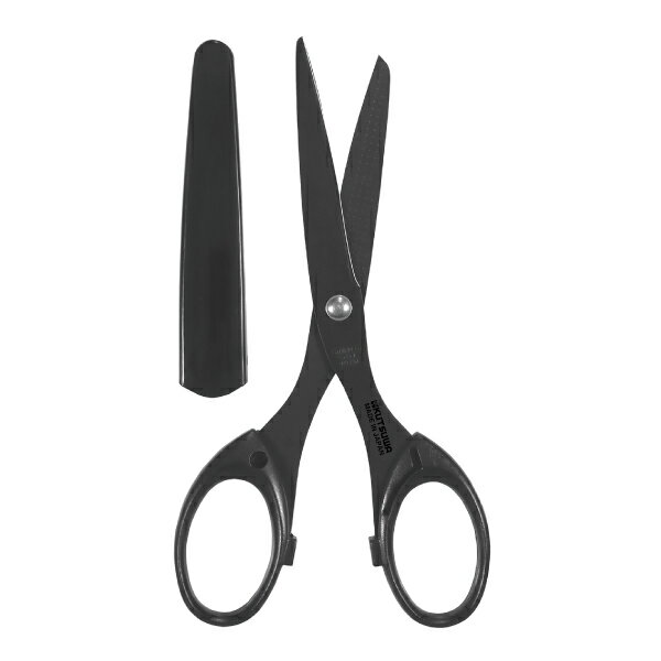 クツワ 二刀派ハサミ ブラック SS119BK【文具屋さん大賞2024 ハサミ賞 2位】岐阜県関市の職人仕上げの..