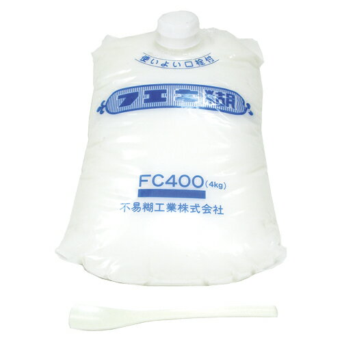 フエキ　フエキ糊4kg　（ポリ袋入）　詰め替え用　ヘラ付　FC400　でんぷんのり